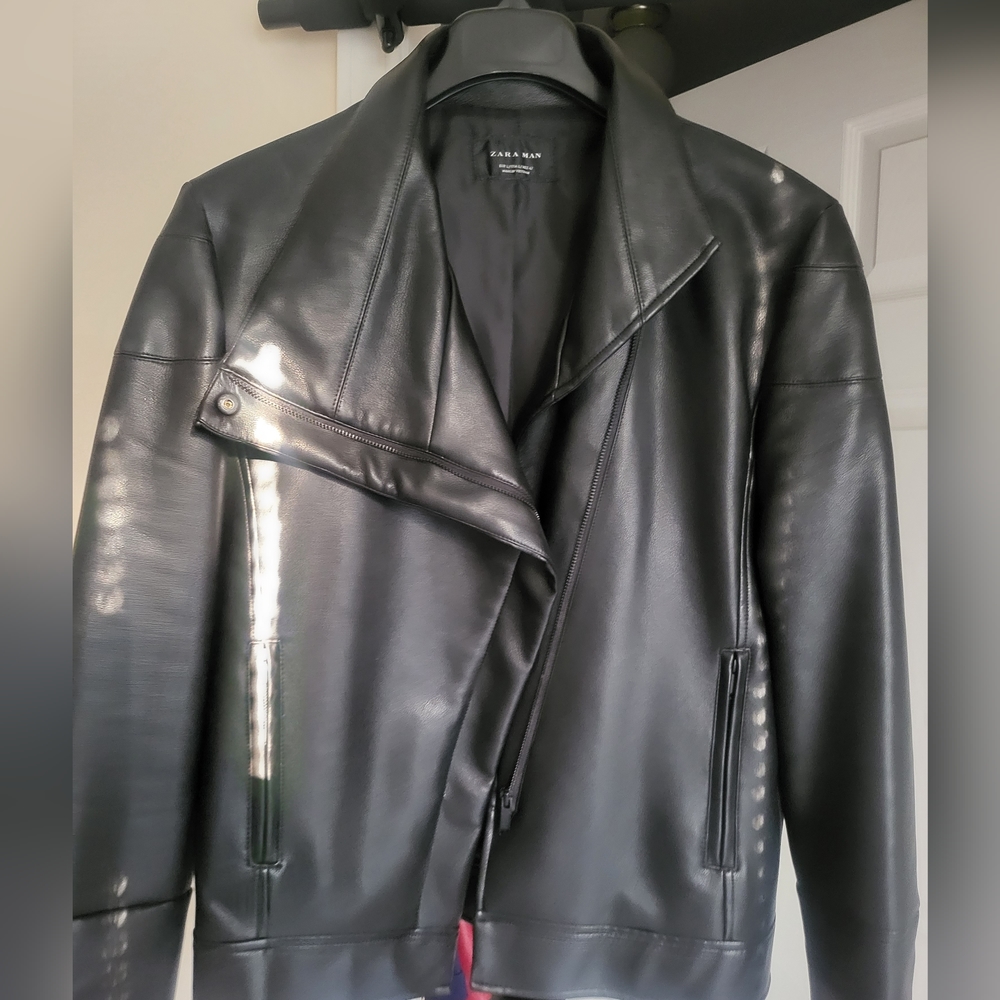 Faux Leather Jacket
